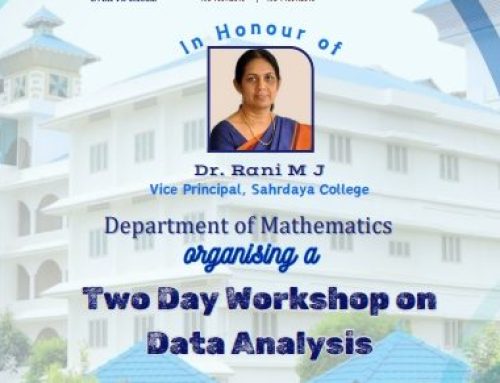TWO DAY WORKSHOP ON DATA ANALYSIS