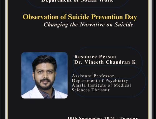 Observation of Suicide Prevention Day 2024