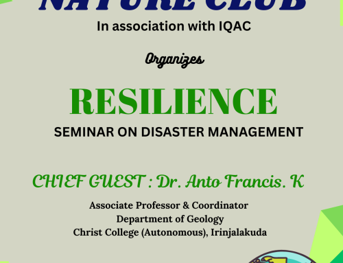 RESILIENCE  –  “SEMINAR ON DISASTER MANAGEMENT”