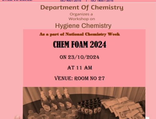 CHEM FOAM -WORKSHOP ON HYGIENE CHEMISTRY