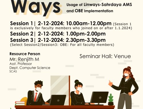 Learn in New Ways – Usage of Linways Sahrdaya AMS & OBE Implementation