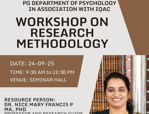 WORKSHOP ON RESEARCH METHODOLOGY