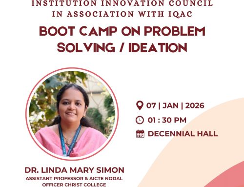 “BOOT CAMP ON PROBLEM SOLVING/IDEATION”
