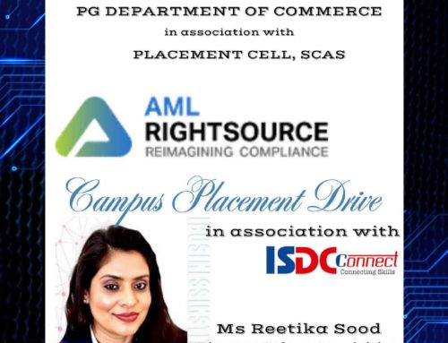AML RIGHTSOURCE Placement Drive Conducted by Placement Cell and PG Department of Commerce