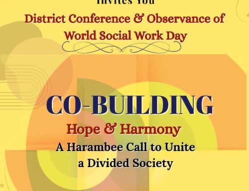 District Conference in connection with the observance of *World Social Work Day